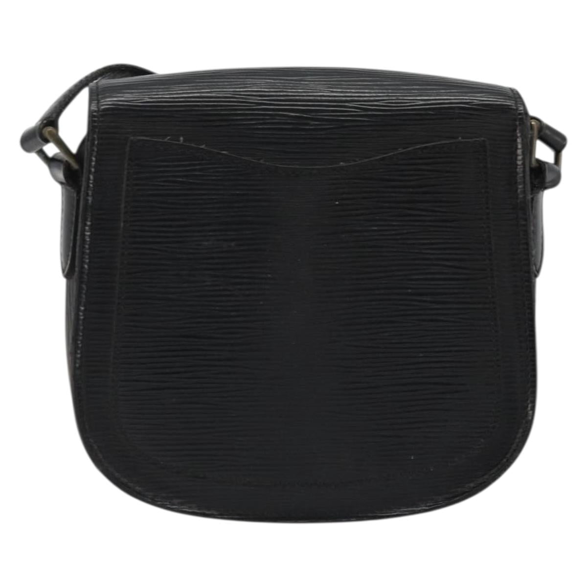 LOUIS VUITTON Epi Saint Cloud PM Shoulder Bag Black M52212 LV Auth 176728
