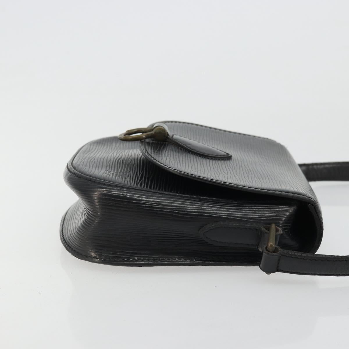 LOUIS VUITTON Epi Saint Cloud PM Shoulder Bag Black M52212 LV Auth 176728