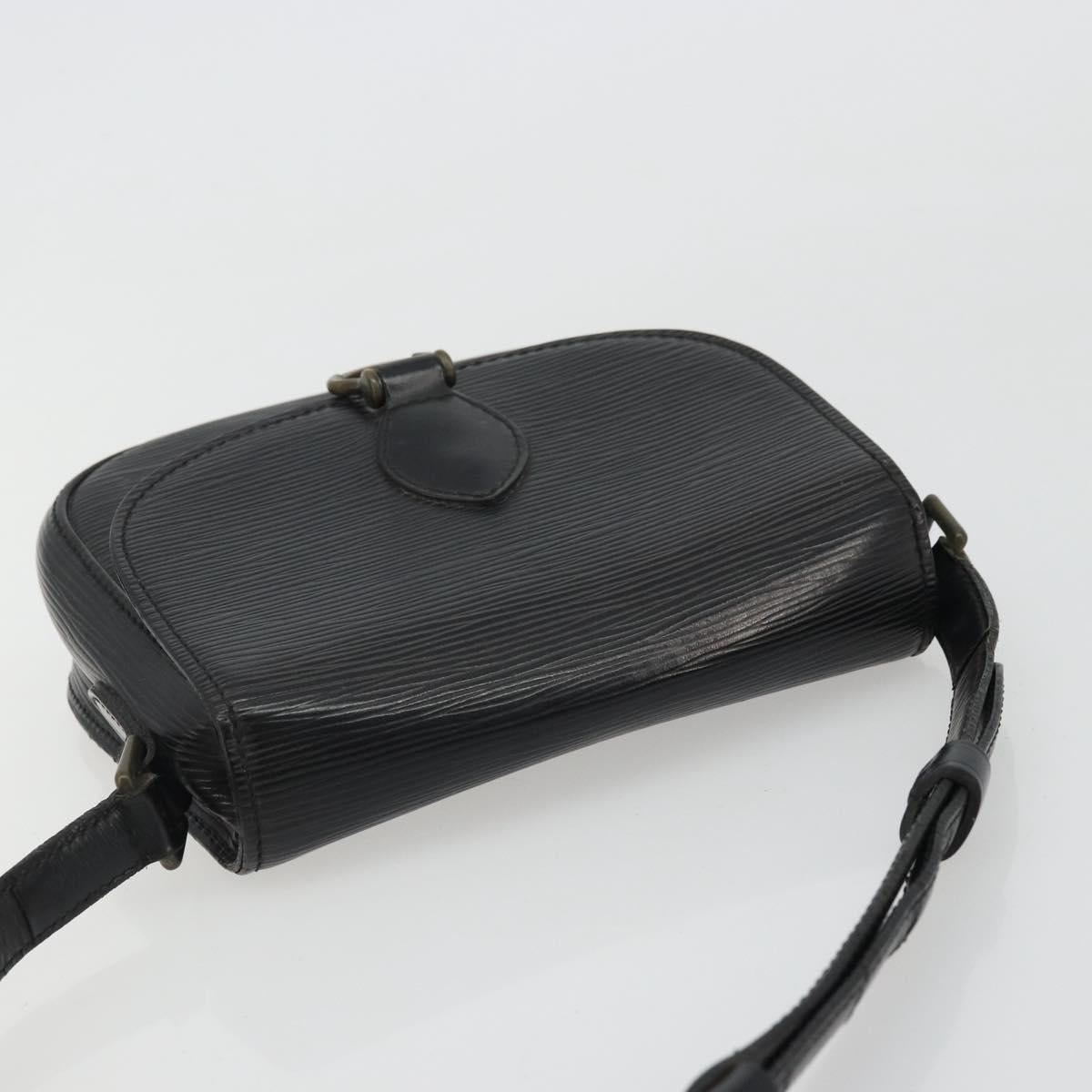 LOUIS VUITTON Epi Saint Cloud PM Shoulder Bag Black M52212 LV Auth 176728