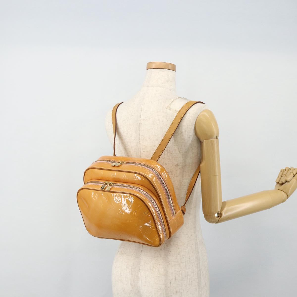 LOUIS VUITTON Vernis Marley Backpack Marshmallow Pink M91039 LV Auth 176733