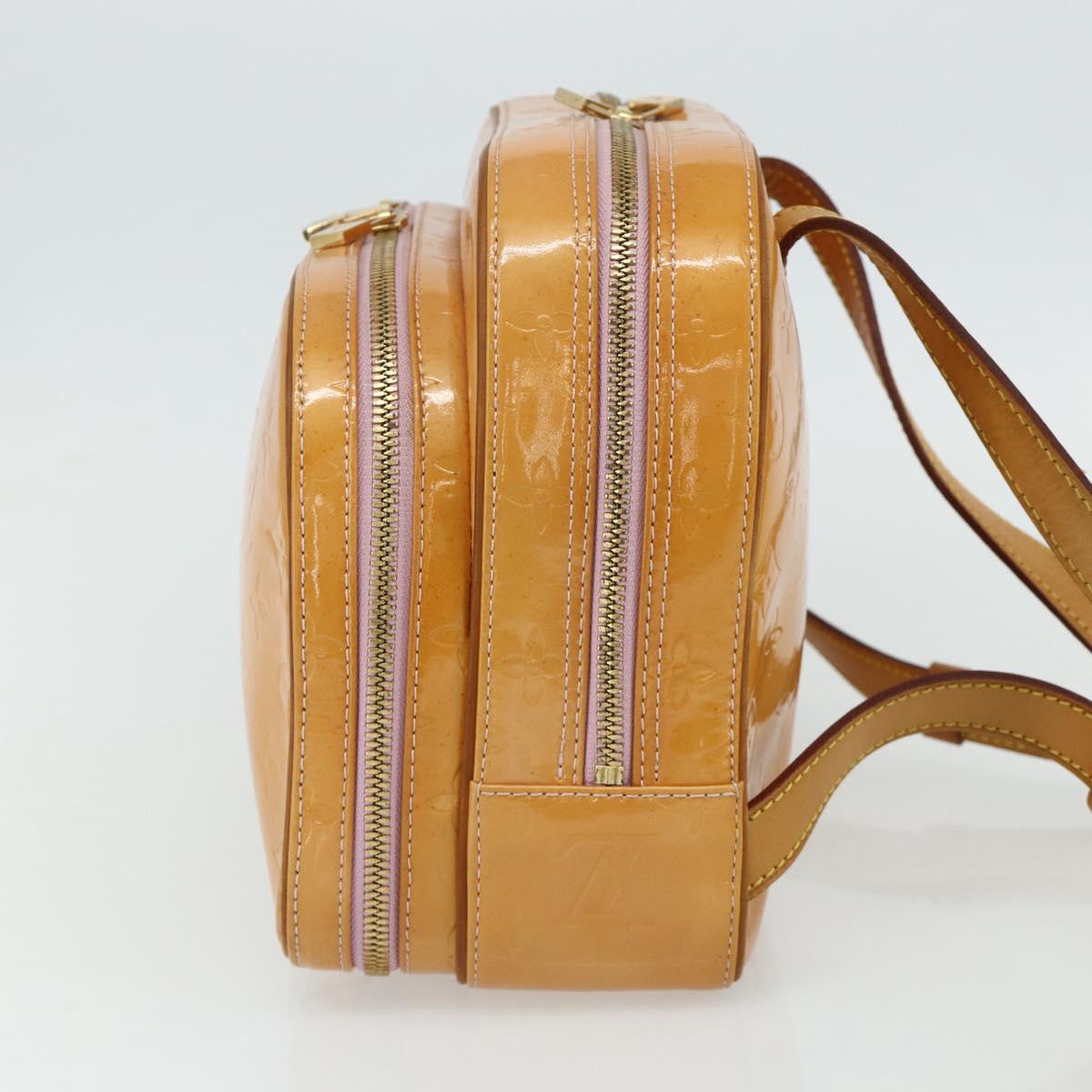 LOUIS VUITTON Vernis Marley Backpack Marshmallow Pink M91039 LV Auth 176733