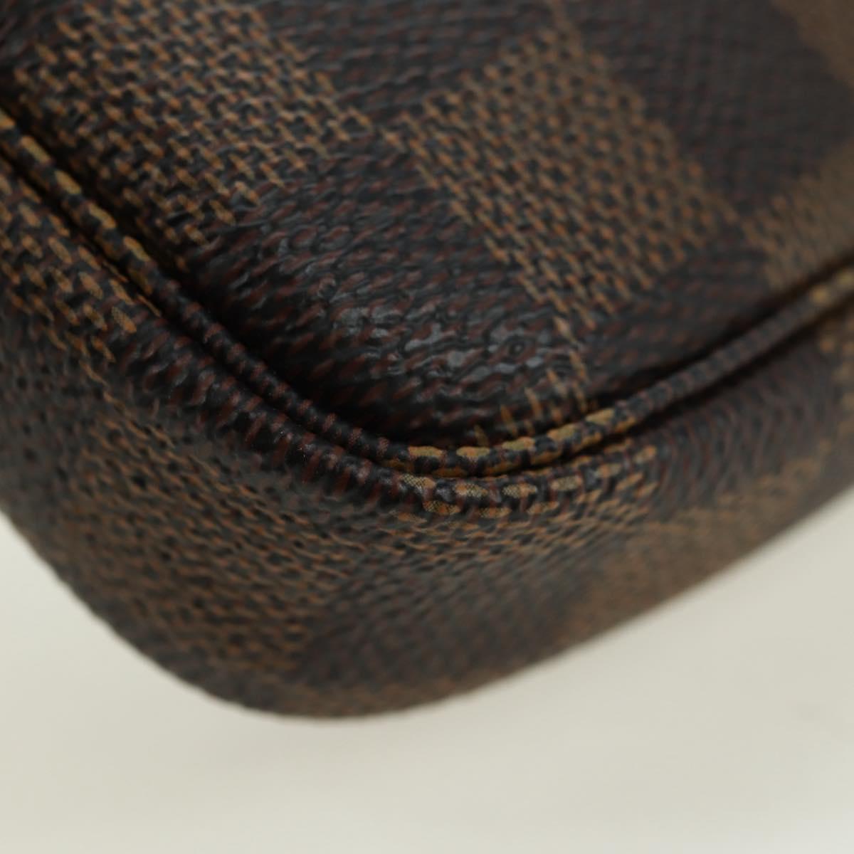 LOUIS VUITTON Damier Vivienne Mini Pochette Accessoires N60402 LV Auth 176744SAM