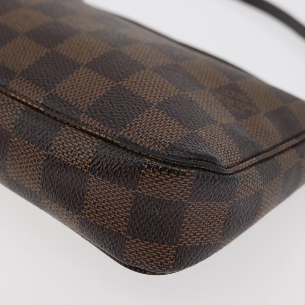 LOUIS VUITTON Damier Ebene Pochette Accessoires Pouch N41206 LV Auth 176761