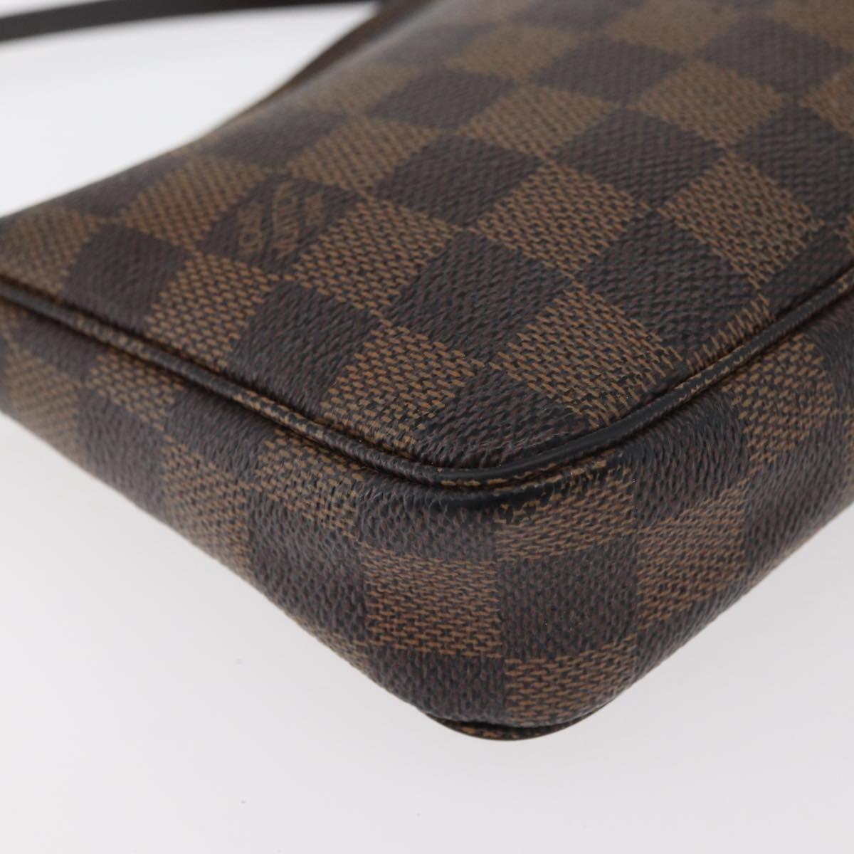 LOUIS VUITTON Damier Ebene Pochette Accessoires Pouch N41206 LV Auth 176761