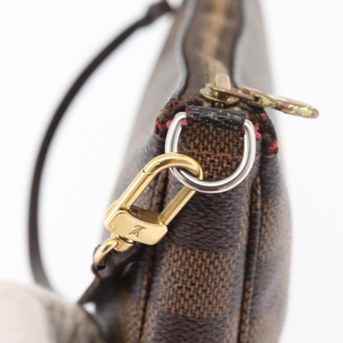 LOUIS VUITTON Damier Ebene Pochette Accessoires Pouch N41206 LV Auth 176761