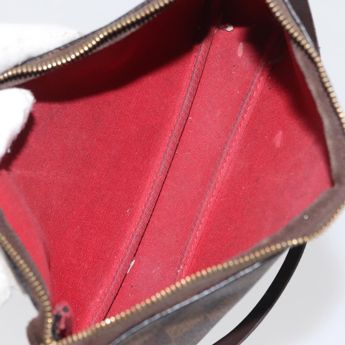 LOUIS VUITTON Damier Ebene Pochette Accessoires Pouch N41206 LV Auth 176761