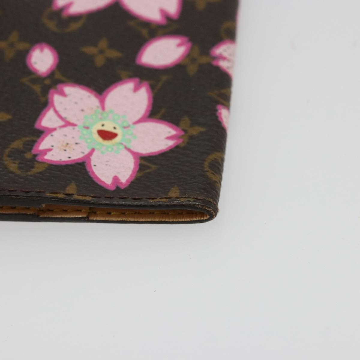 LOUIS VUITTON Cherry Blossom Agenda Mini Day Planner Cover M92021 Auth 176768