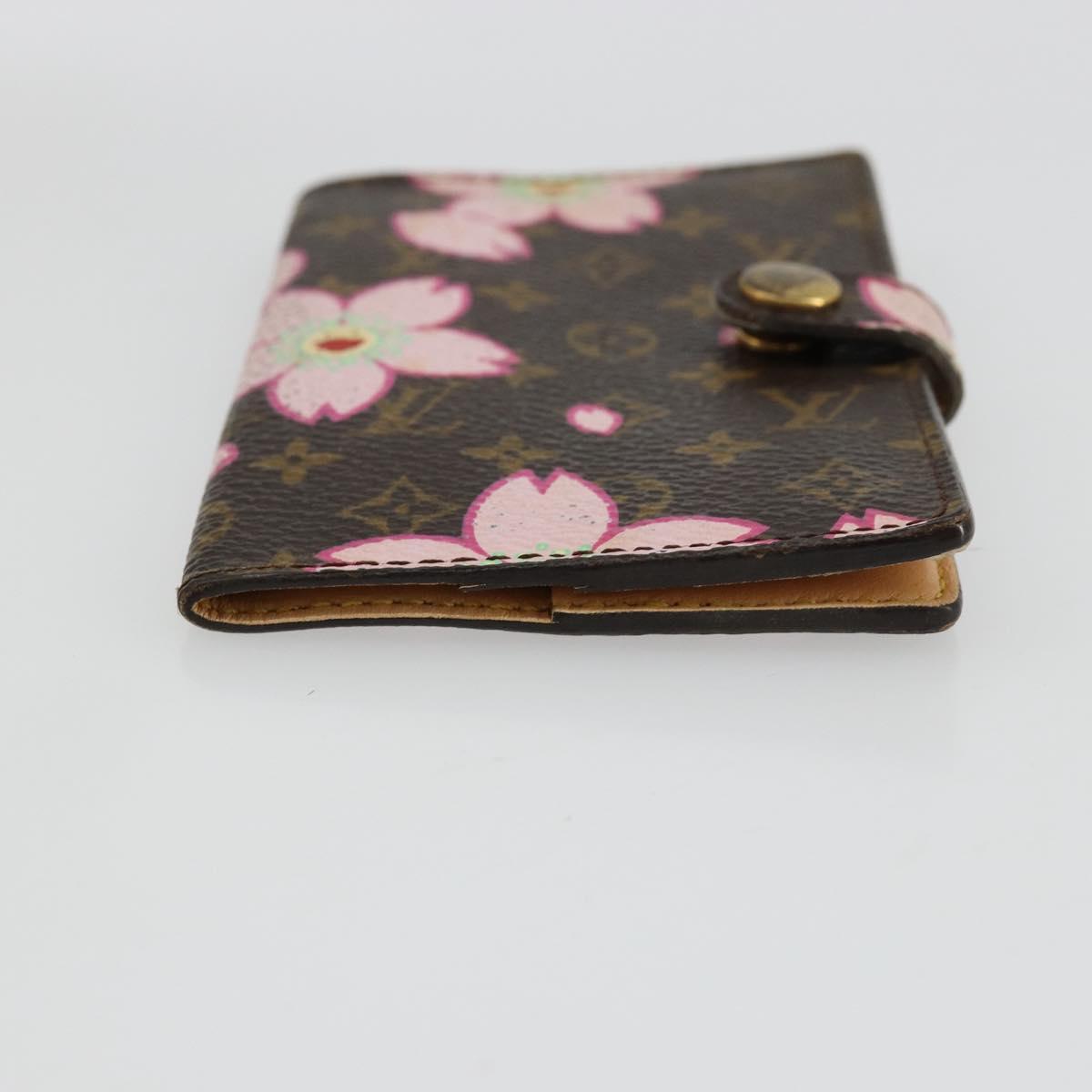 LOUIS VUITTON Cherry Blossom Agenda Mini Day Planner Cover M92021 Auth 176768