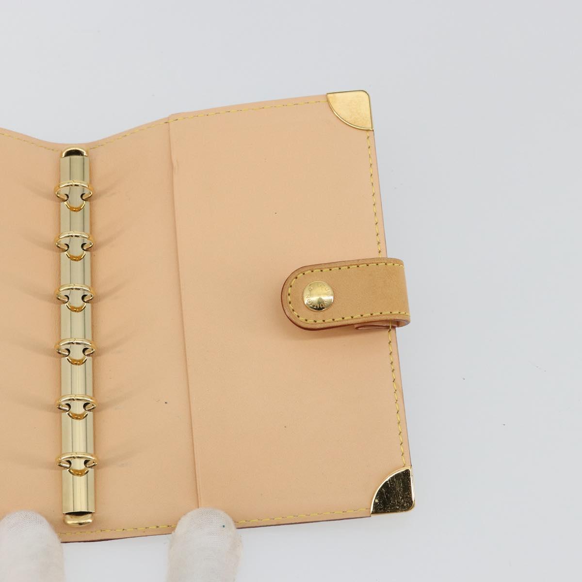 LOUIS VUITTON Monogram Multicolor Agenda PM Day Cover Black R20895 Auth 176772V