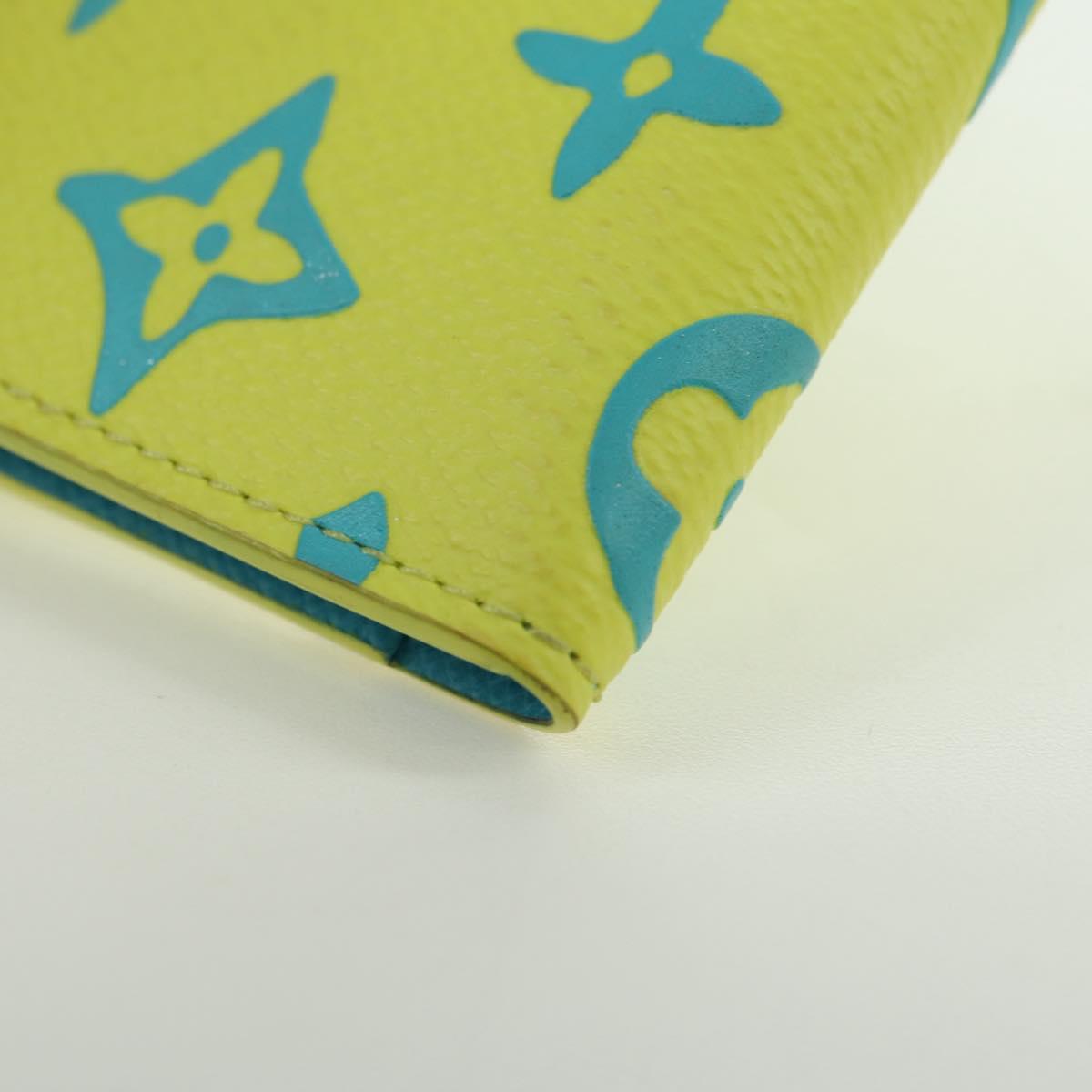LOUIS VUITTON Playground Organizer De Poch Card Case Yellow M82034 Auth 176775M