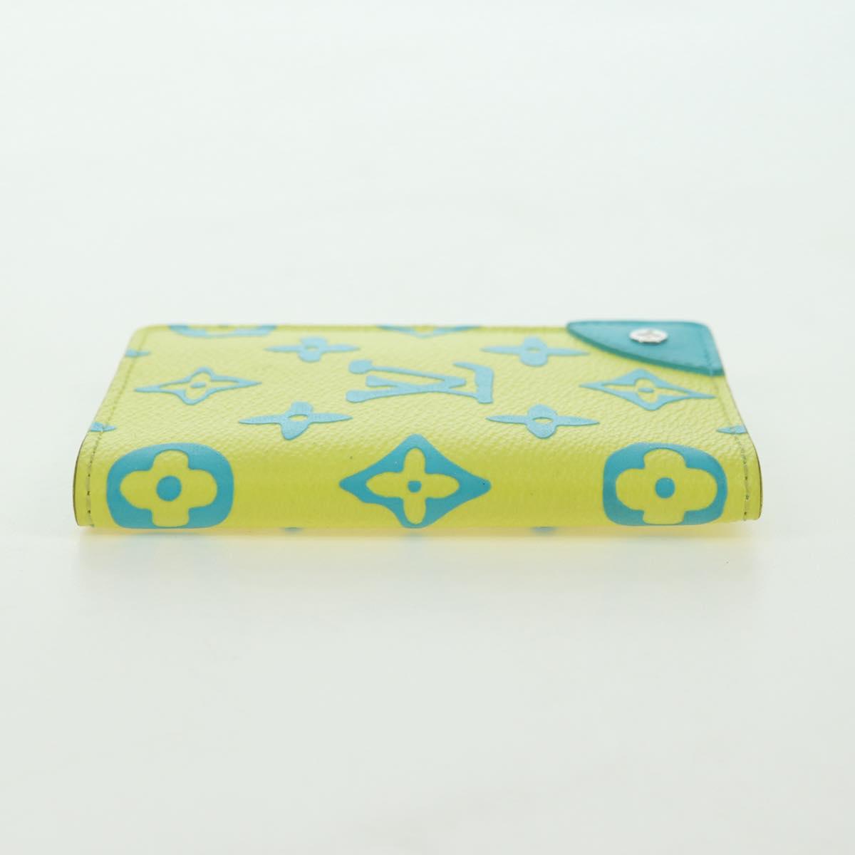 LOUIS VUITTON Playground Organizer De Poch Card Case Yellow M82034 Auth 176775M