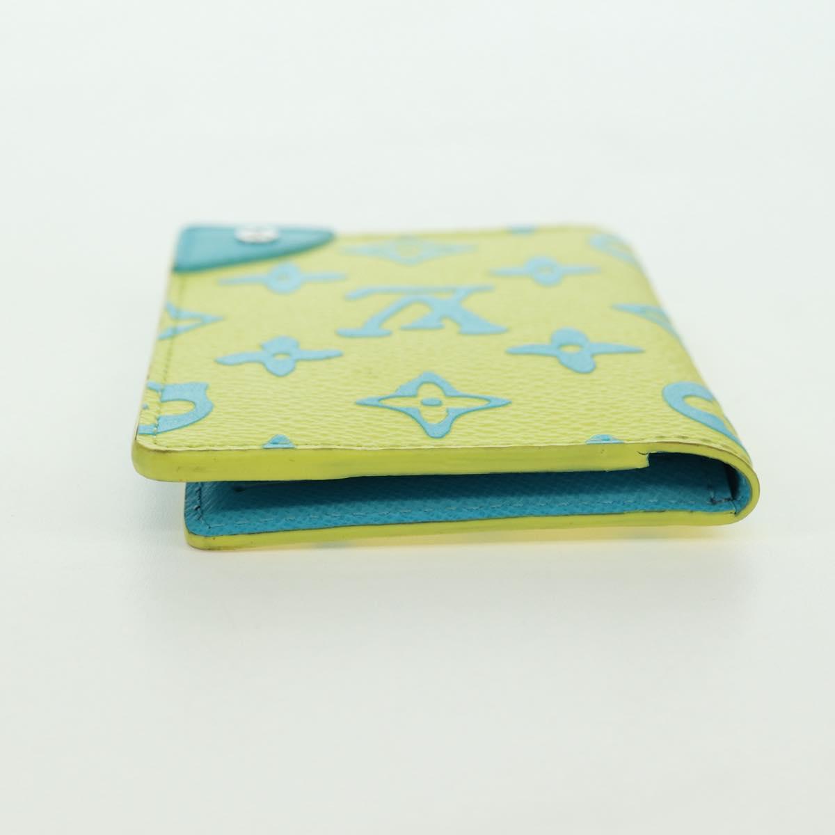 LOUIS VUITTON Playground Organizer De Poch Card Case Yellow M82034 Auth 176775M