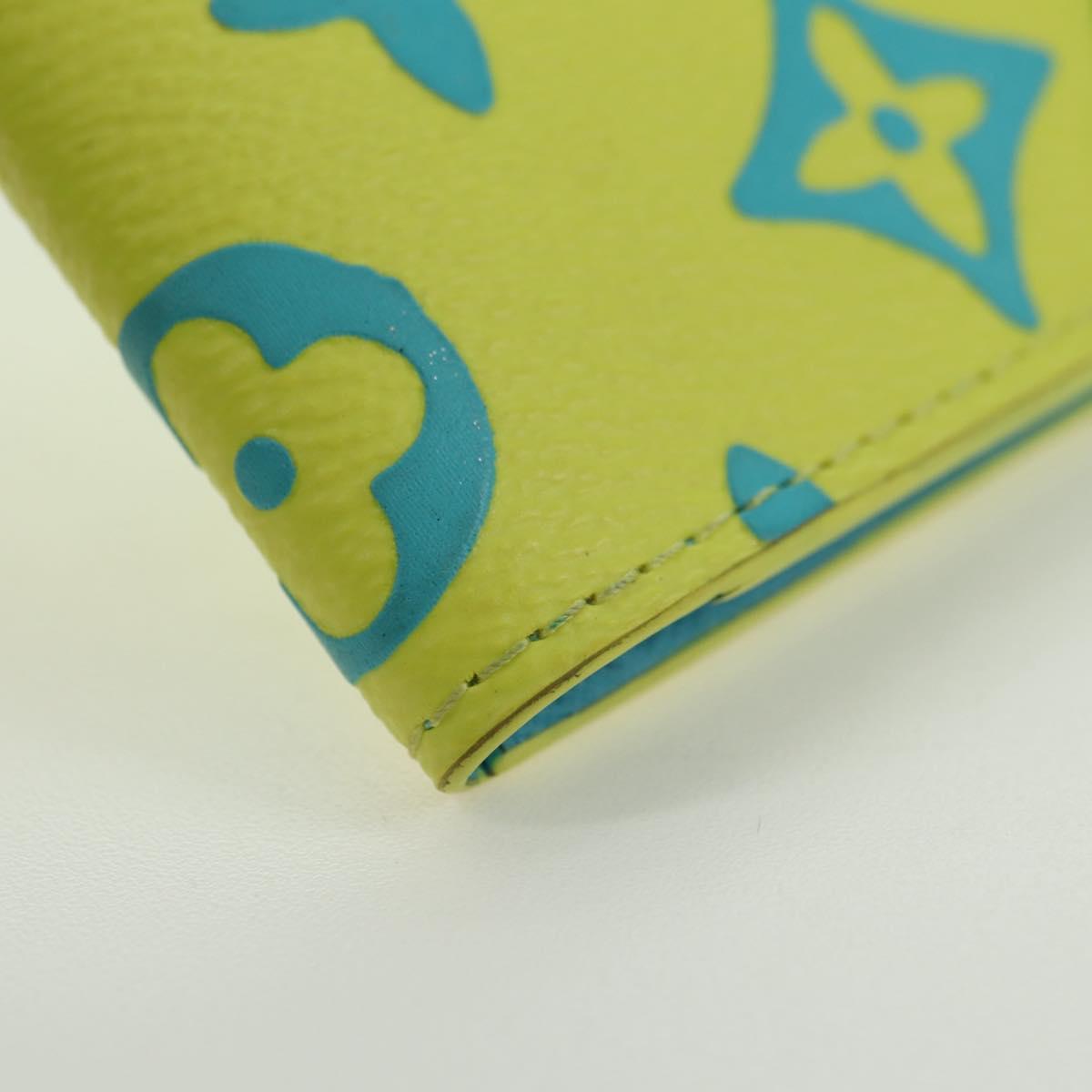 LOUIS VUITTON Playground Organizer De Poch Card Case Yellow M82034 Auth 176775M