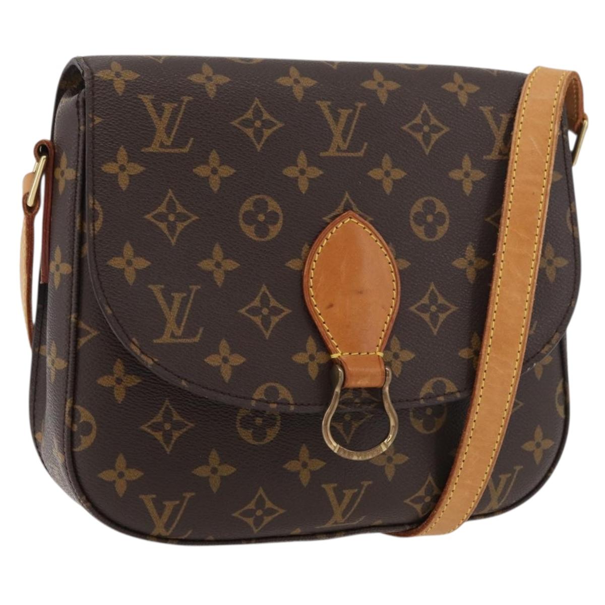 LOUIS VUITTON Monogram Saint Cloud GM Shoulder Bag M51242 LV Auth 176784
