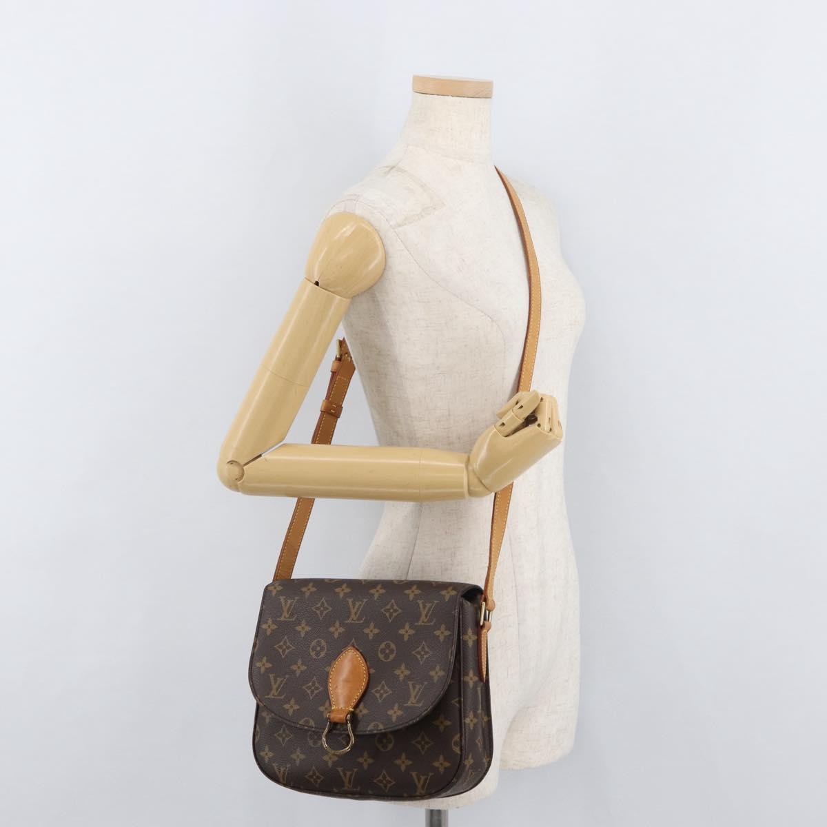 LOUIS VUITTON Monogram Saint Cloud GM Shoulder Bag M51242 LV Auth 176784