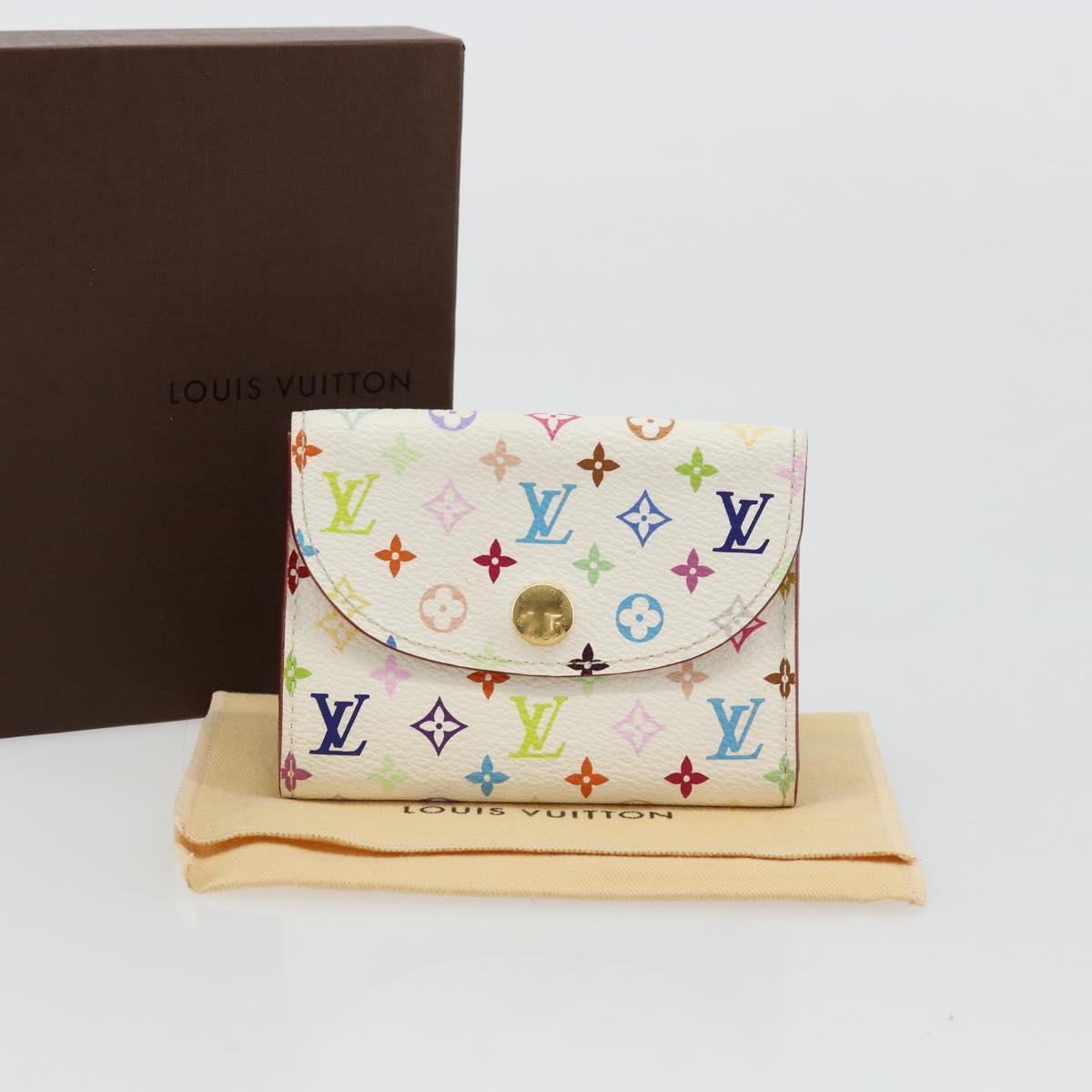 LOUIS VUITTON Multicolor Anvelop Cult De Vuitto Card Case M66557 LV Auth 176792V