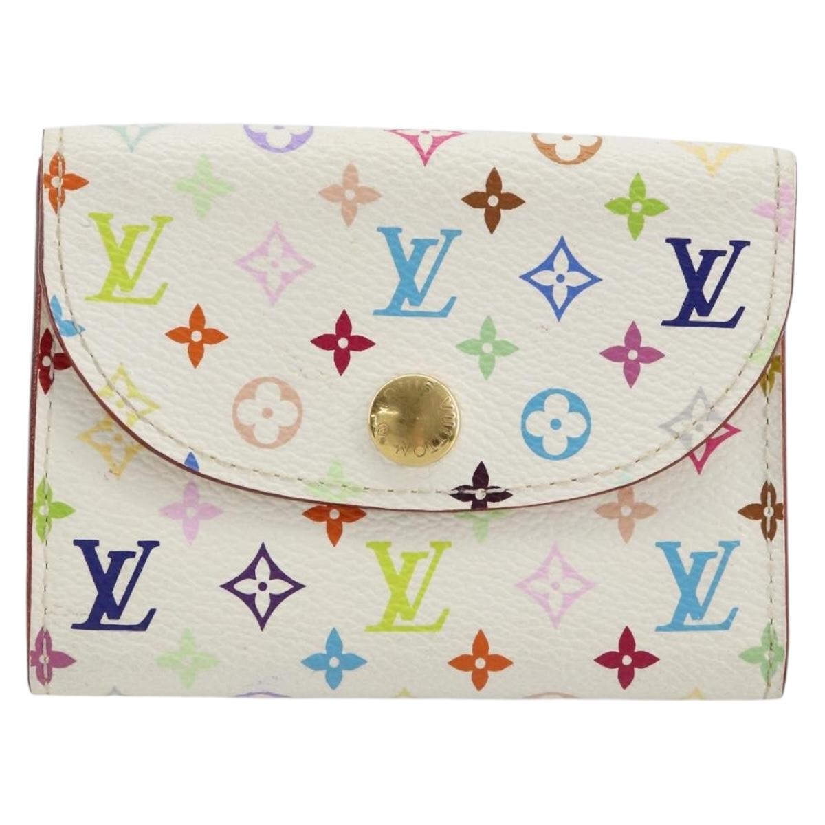 LOUIS VUITTON Multicolor Anvelop Cult De Vuitto Card Case M66557 LV Auth 176792V