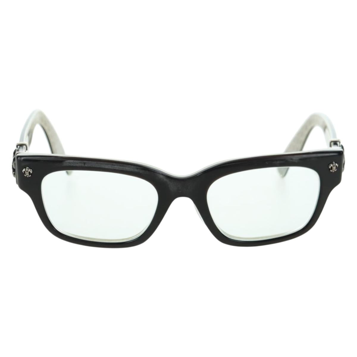 Chrome Hearts BS Flare BANGADANG II Sunglasses plastic Black Auth 176795SM