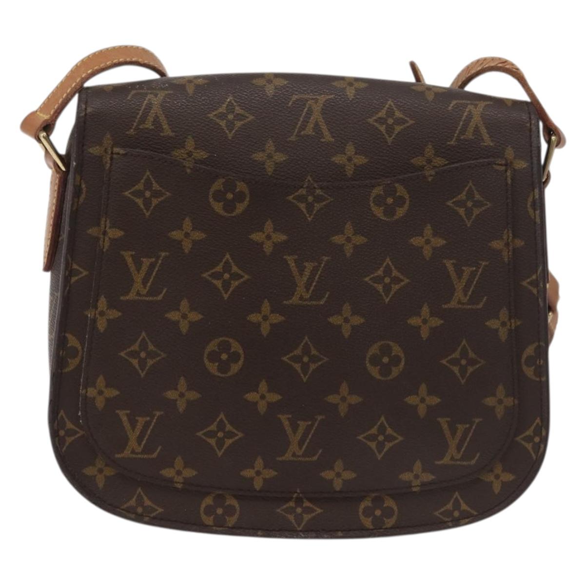 LOUIS VUITTON Monogram Saint Cloud GM Shoulder Bag M51242 LV Auth 176798