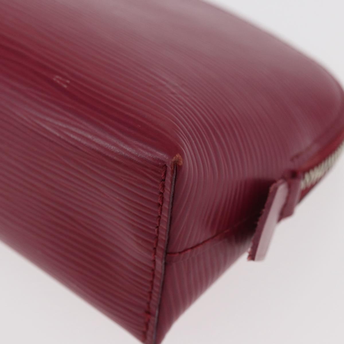 LOUIS VUITTON Epi Pochette Cosmetic PM Cosmetic Pouch Fuchsia M41114 Auth 176801