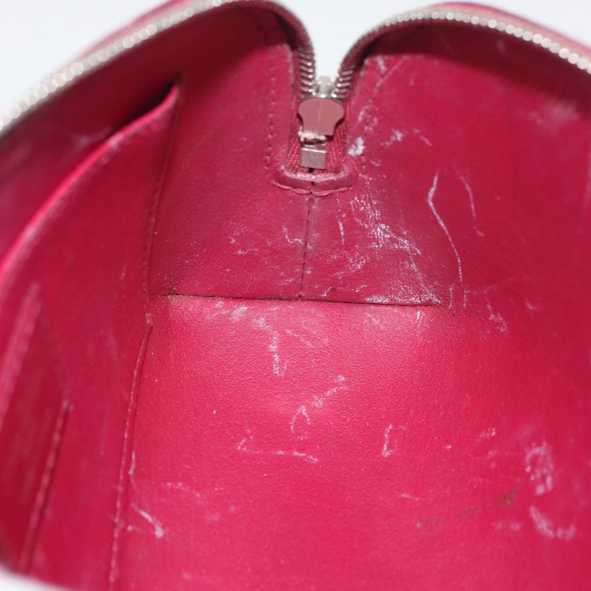 LOUIS VUITTON Epi Pochette Cosmetic PM Cosmetic Pouch Fuchsia M41114 Auth 176801