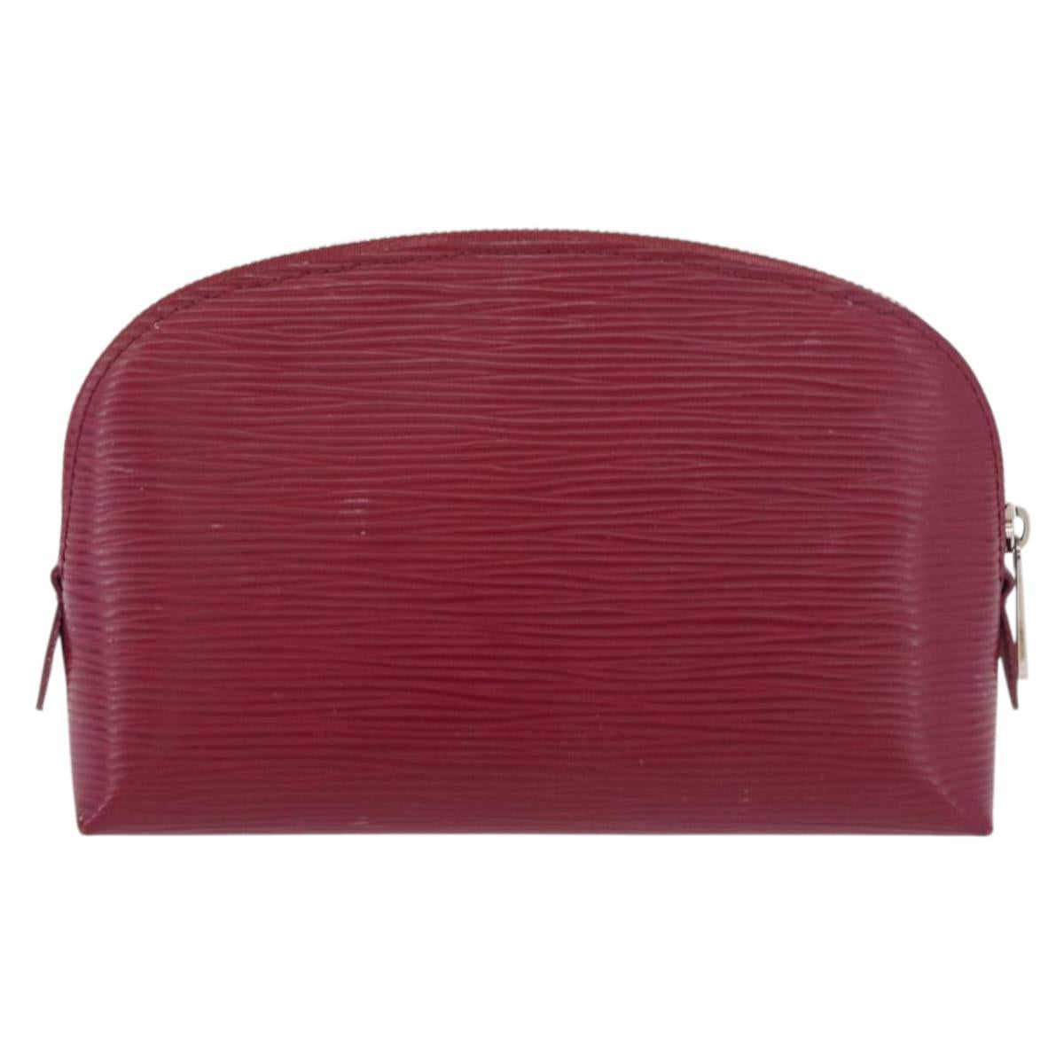 LOUIS VUITTON Epi Pochette Cosmetic PM Cosmetic Pouch Fuchsia M41114 Auth 176801