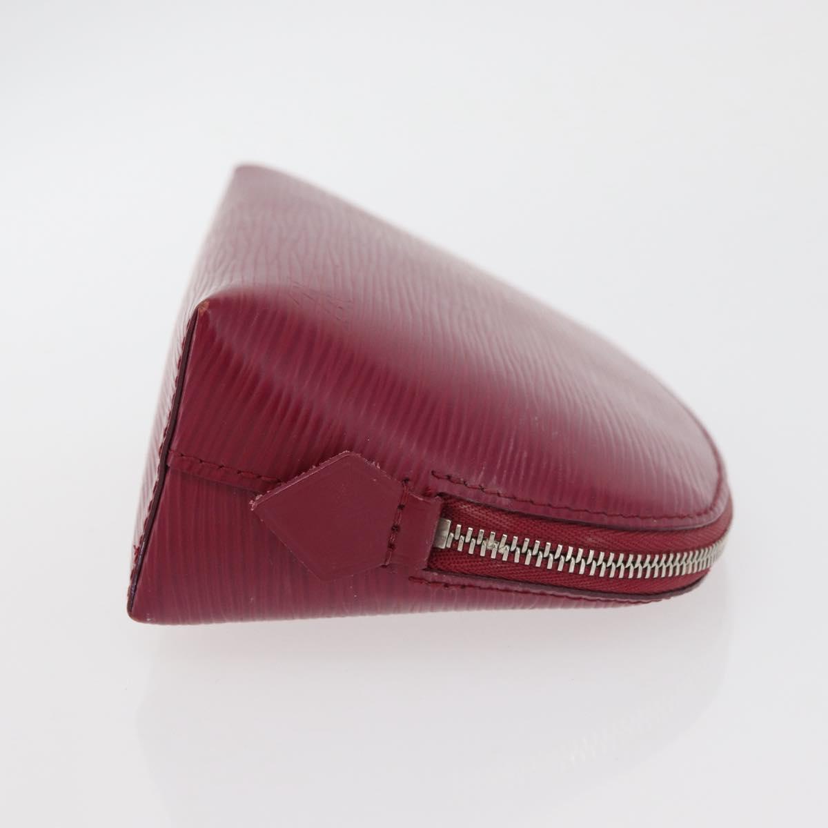 LOUIS VUITTON Epi Pochette Cosmetic PM Cosmetic Pouch Fuchsia M41114 Auth 176801