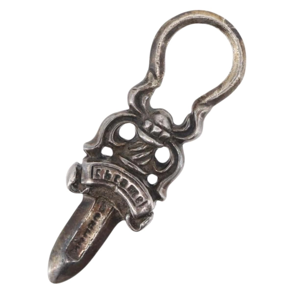 Chrome Hearts Dagger Charm Pendant Top Ag925 Silver Auth 176814SM