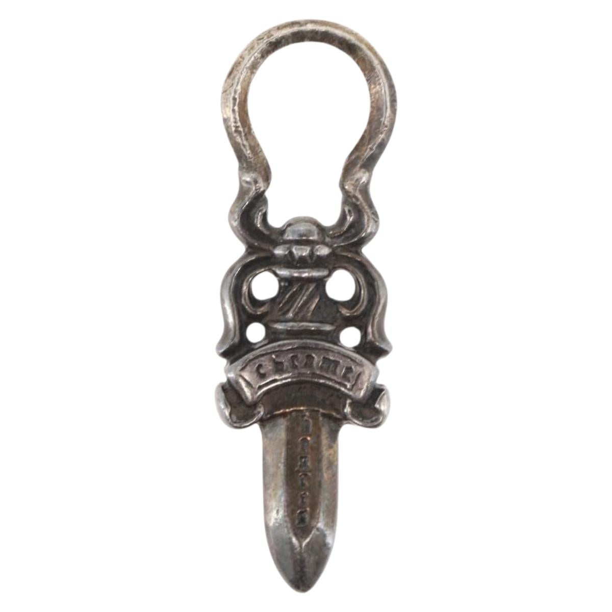 Chrome Hearts Dagger Charm Pendant Top Ag925 Silver Auth 176814SM