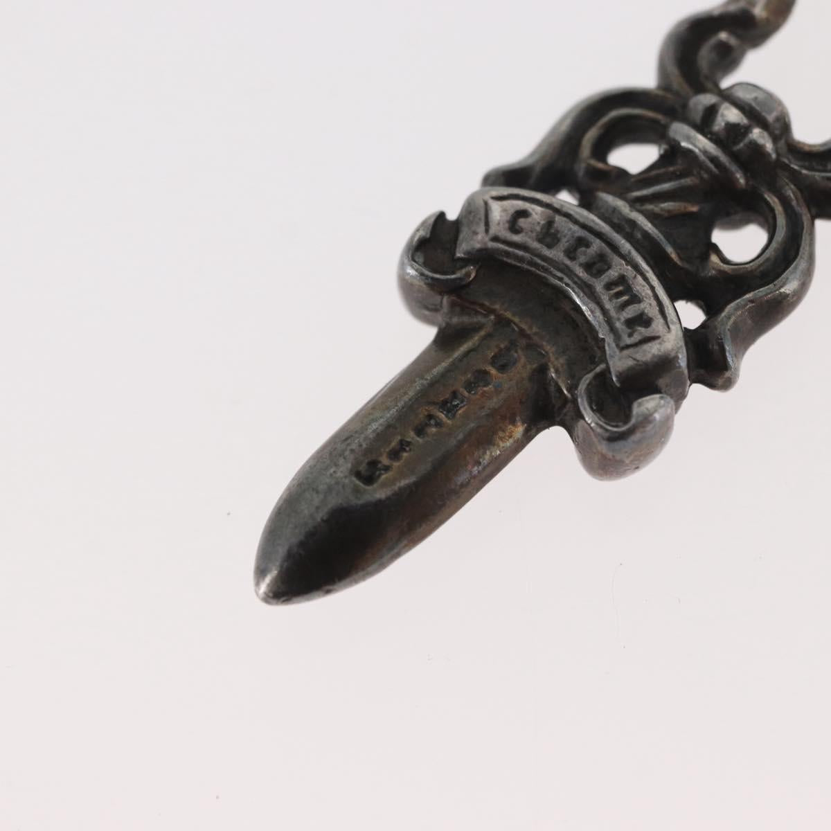 Chrome Hearts Dagger Charm Pendant Top Ag925 Silver Auth 176814SM