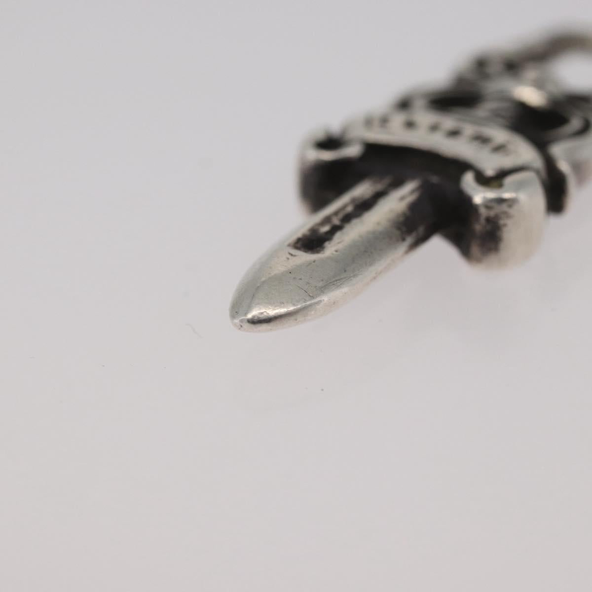 Chrome Hearts Dagger Charm Pendant top Ag925 Silver Auth 176815SM