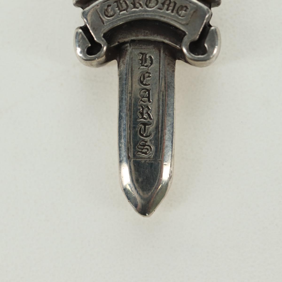 Chrome Hearts Dagger Charm Pendant Top Ag925 Silver Auth 176816SM