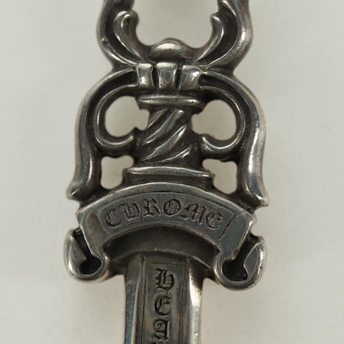 Chrome Hearts Dagger Charm Pendant Top Ag925 Silver Auth 176816SM