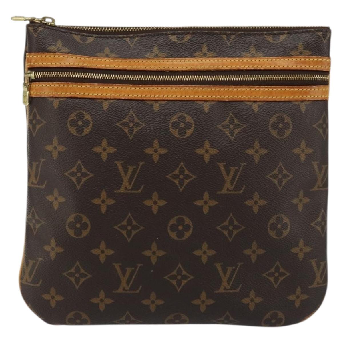 LOUIS VUITTON Monogram Pochette Bosphore Shoulder Bag M40044 LV Auth 176820