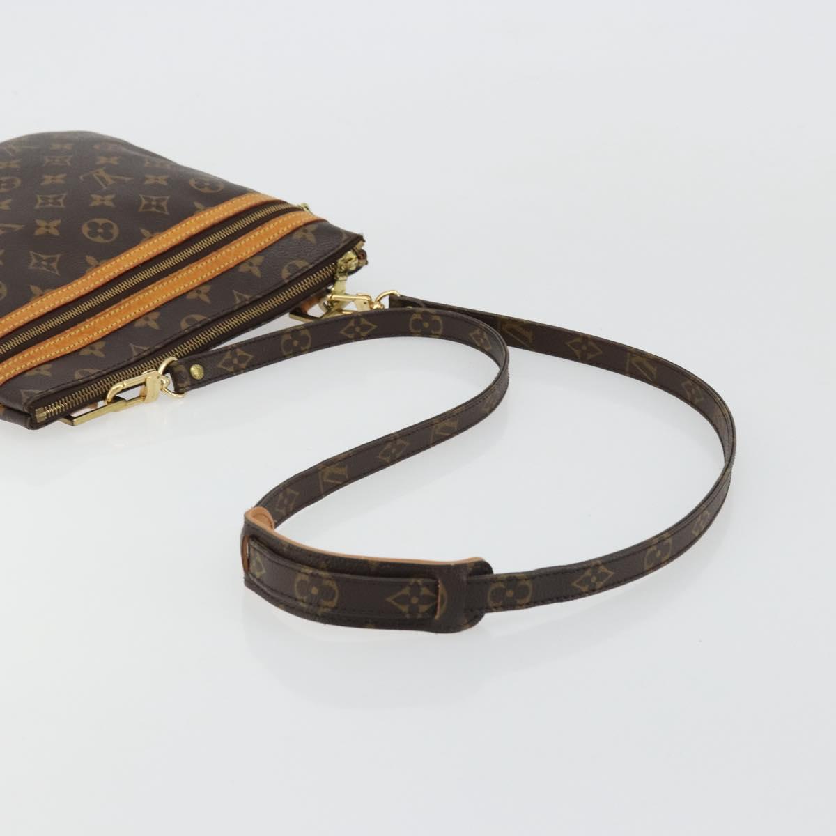 LOUIS VUITTON Monogram Pochette Bosphore Shoulder Bag M40044 LV Auth 176820