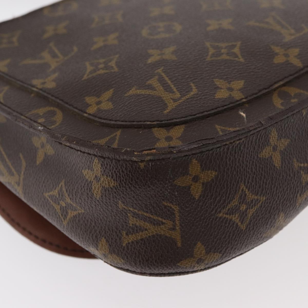 LOUIS VUITTON Monogram Saint Cloud GM Shoulder Bag M51242 LV Auth 176835