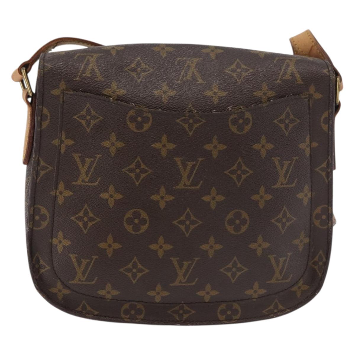 LOUIS VUITTON Monogram Saint Cloud GM Shoulder Bag M51242 LV Auth 176835