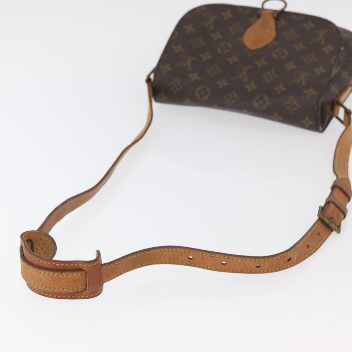 LOUIS VUITTON Monogram Saint Cloud GM Shoulder Bag M51242 LV Auth 176835