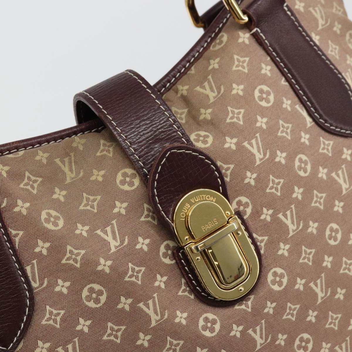 LOUIS VUITTON Monogram Idylle Elegy Hand Bag 2way Red Sepia M56698 Auth 176844A