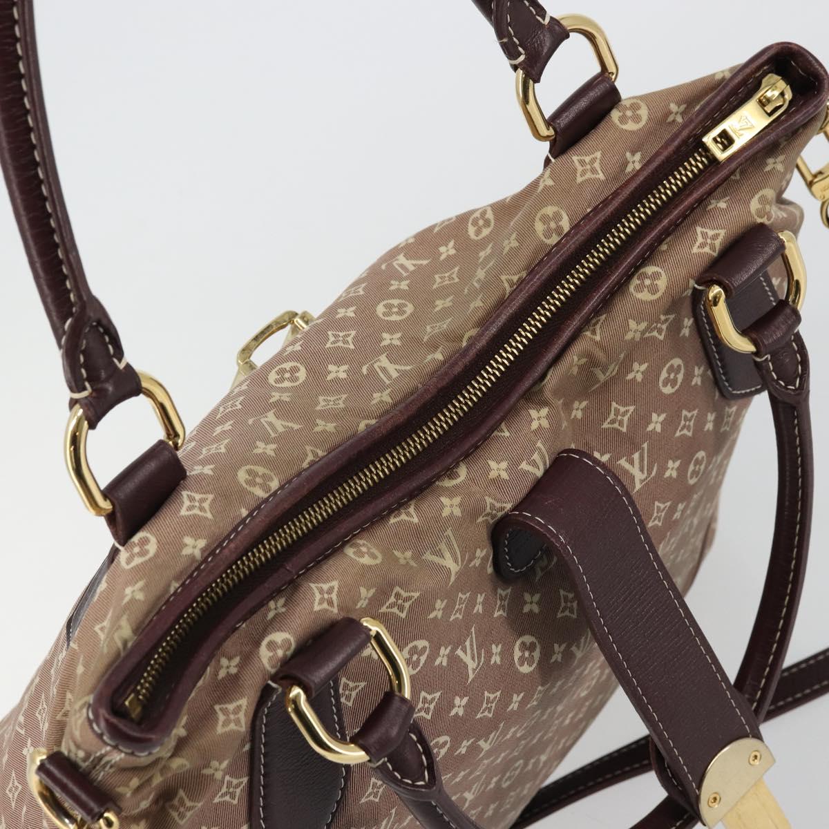 LOUIS VUITTON Monogram Idylle Elegy Hand Bag 2way Red Sepia M56698 Auth 176844A