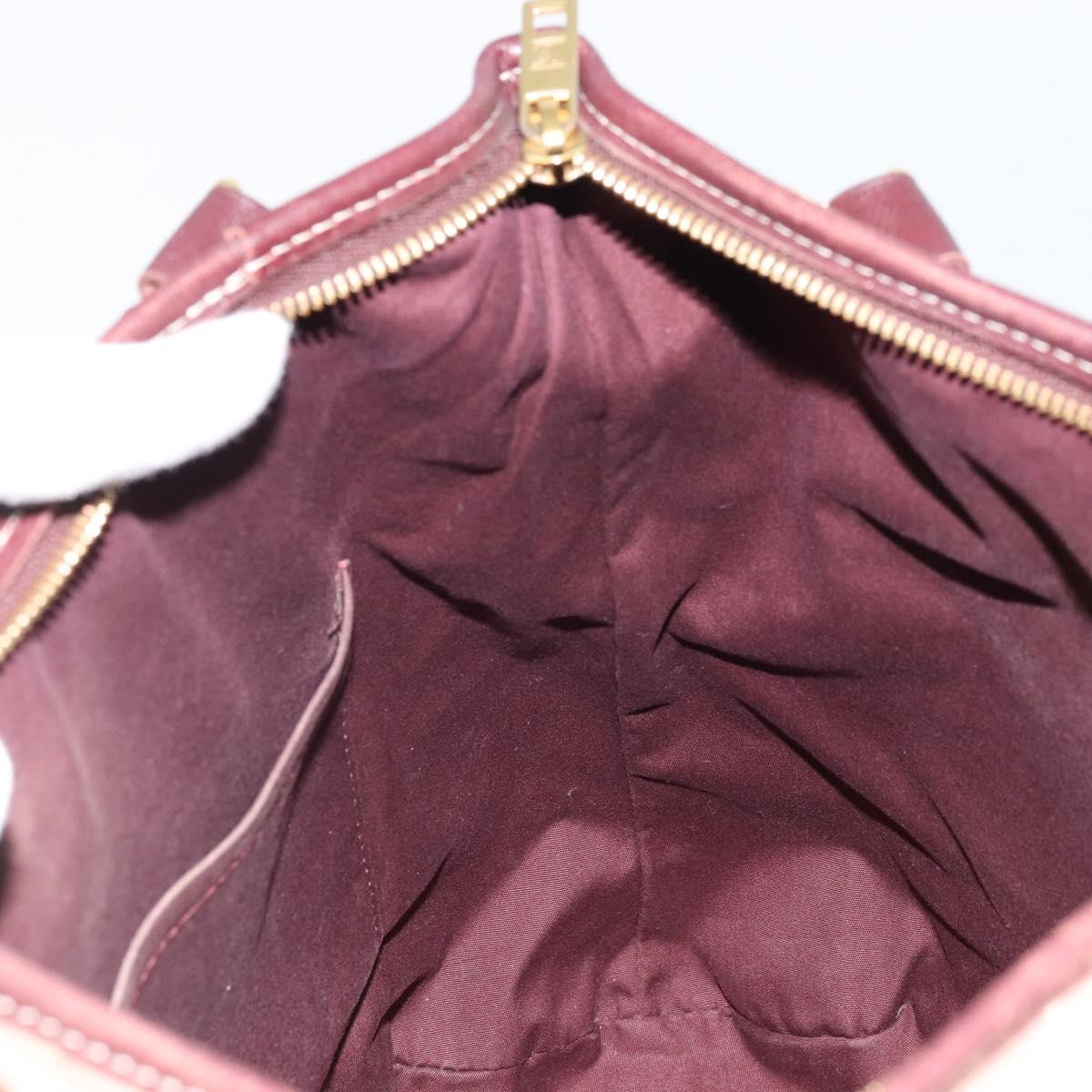 LOUIS VUITTON Monogram Idylle Elegy Hand Bag 2way Red Sepia M56698 Auth 176844A