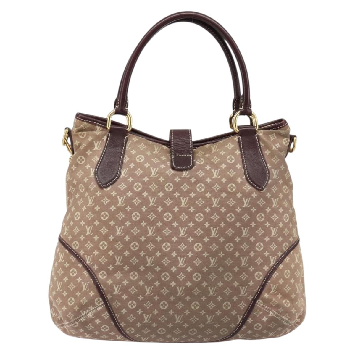 LOUIS VUITTON Monogram Idylle Elegy Hand Bag 2way Red Sepia M56698 Auth 176844A