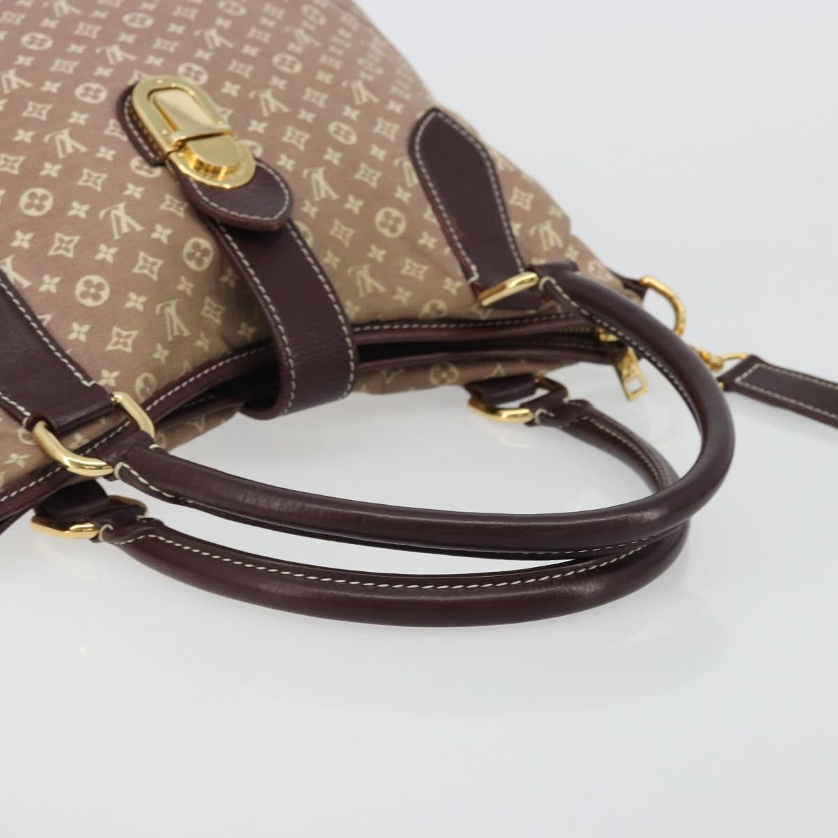 LOUIS VUITTON Monogram Idylle Elegy Hand Bag 2way Red Sepia M56698 Auth 176844A
