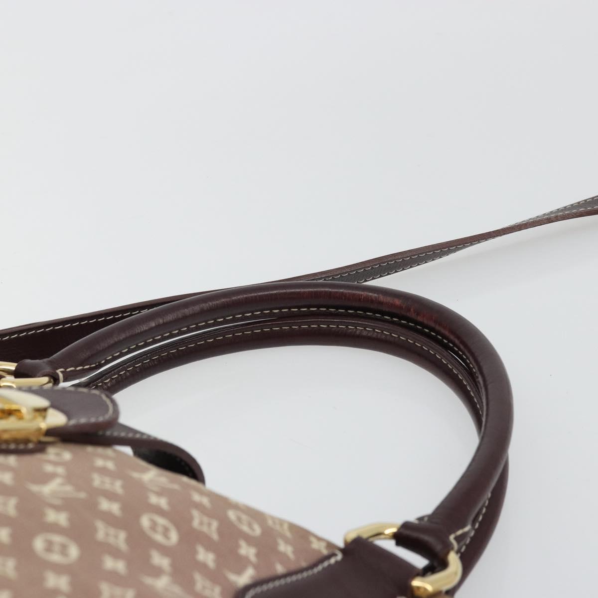 LOUIS VUITTON Monogram Idylle Elegy Hand Bag 2way Red Sepia M56698 Auth 176844A