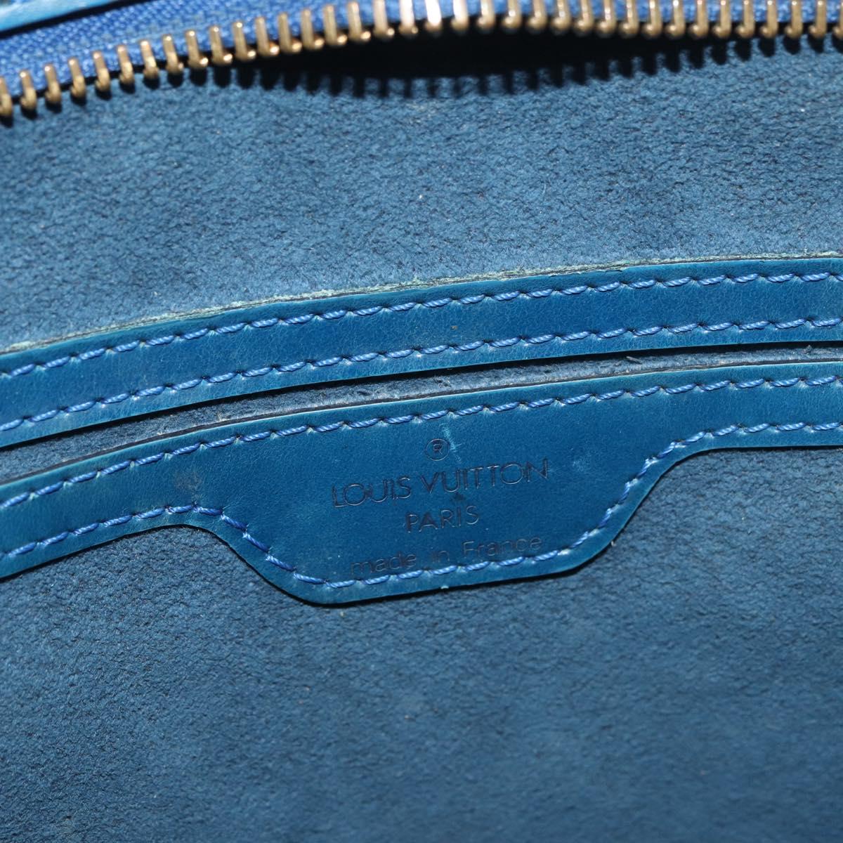 LOUIS VUITTON Epi Saint Jacques Shoulder Bag Blue M52275 LV Auth 176858