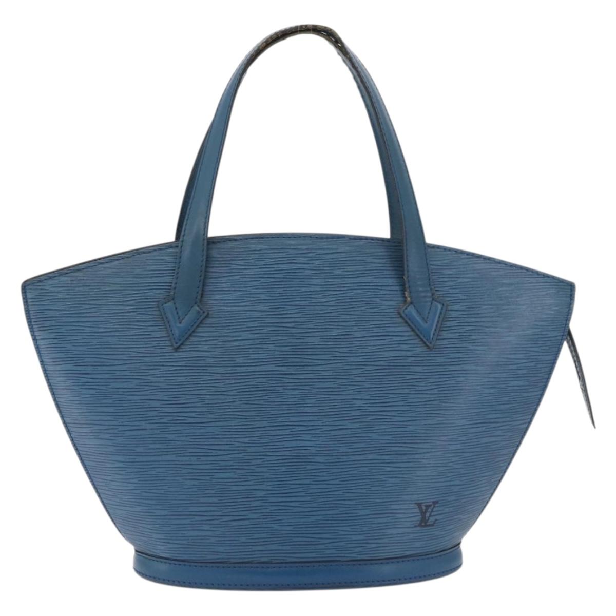 LOUIS VUITTON Epi Saint Jacques Shoulder Bag Blue M52275 LV Auth 176858