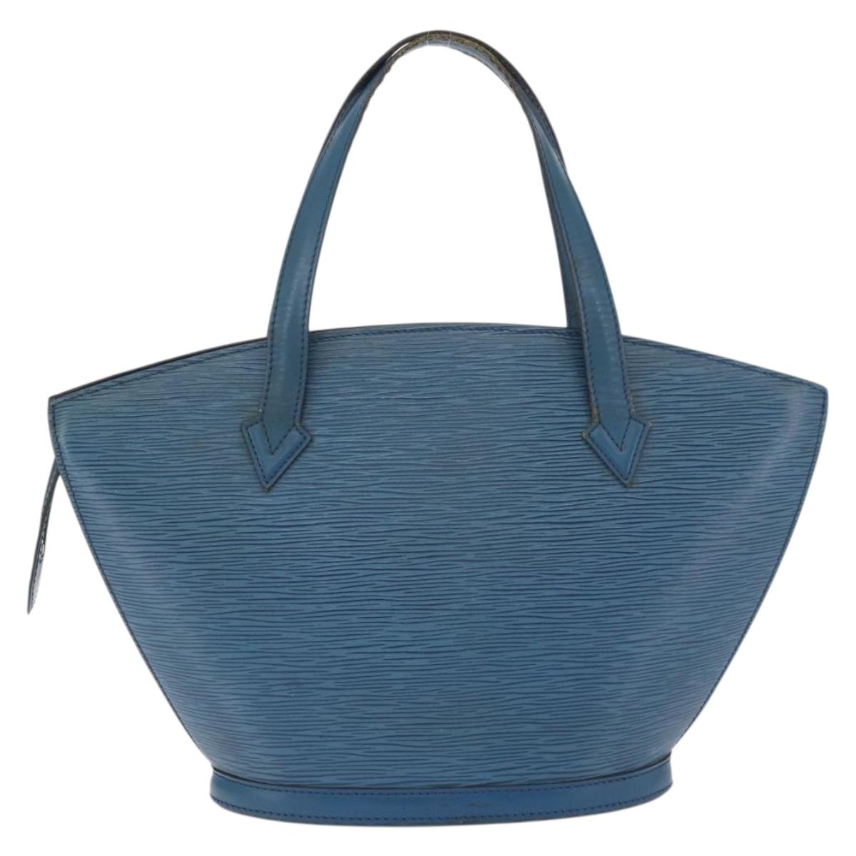LOUIS VUITTON Epi Saint Jacques Shoulder Bag Blue M52275 LV Auth 176858