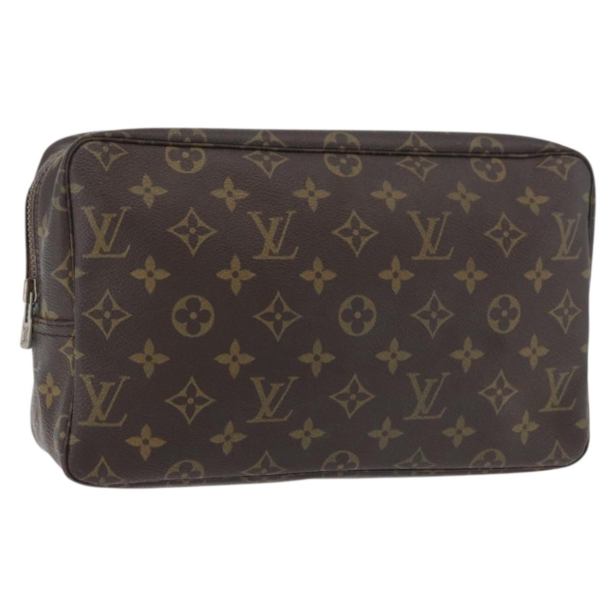 LOUIS VUITTON Monogram Trousse Toilette 28 Clutch Bag M47522 LV Auth 176859