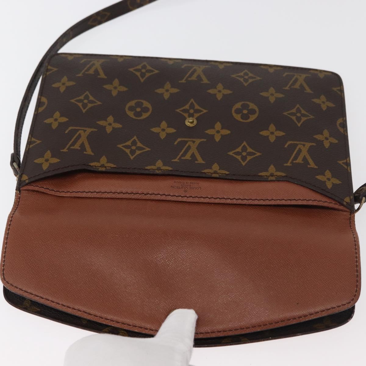 LOUIS VUITTON Monogram Double Rabat Shoulder Bag M51815 LV Auth 176861