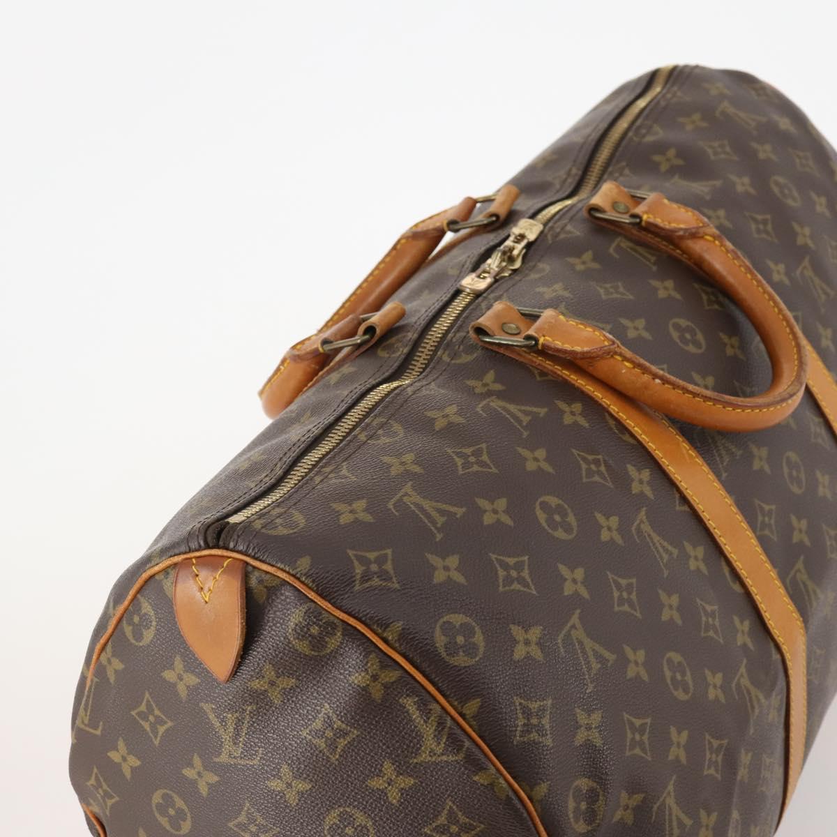 LOUIS VUITTON Monogram Keepall 50 Boston Bag M41426 LV Auth 176865